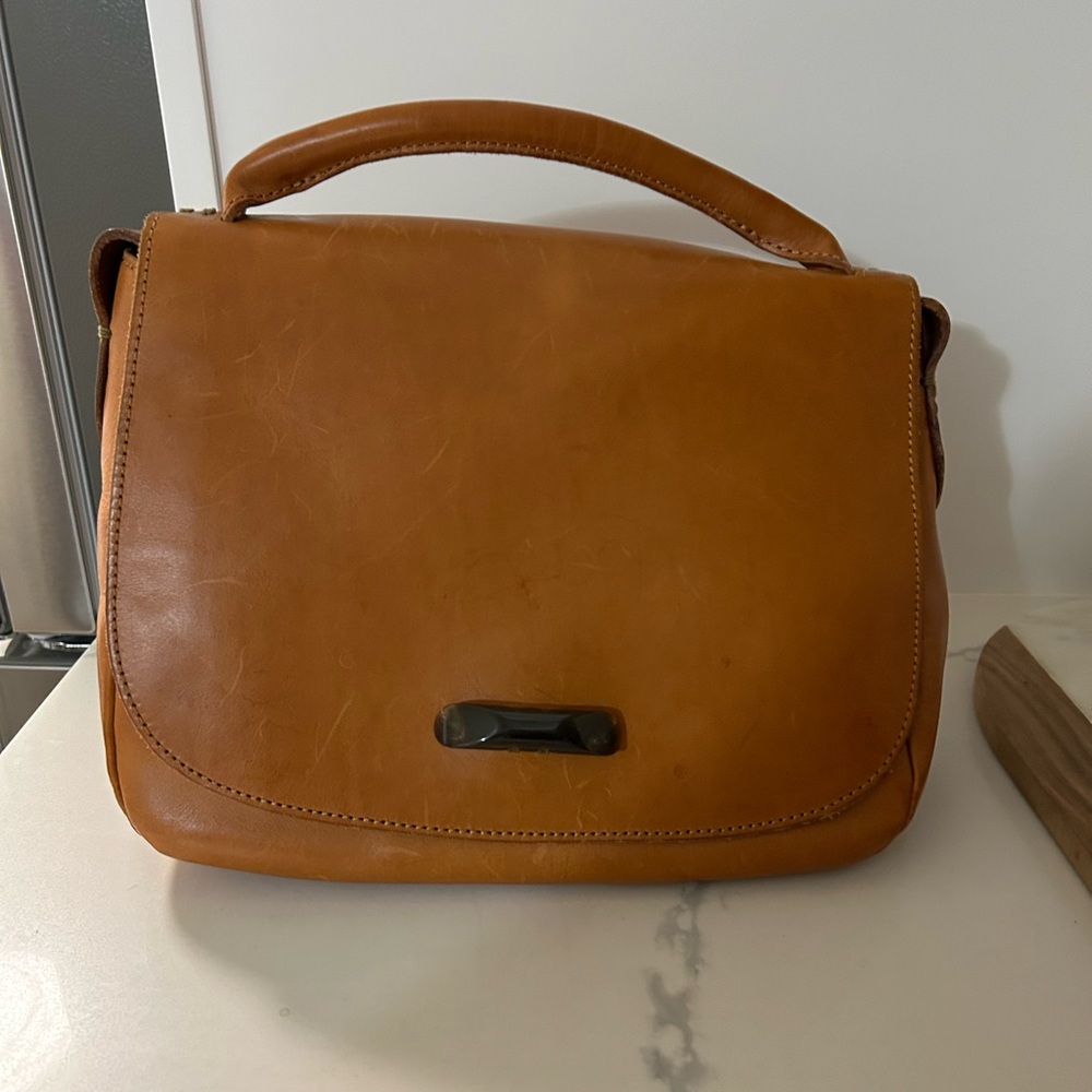 49 Square Miles Natural Calf Leather Artisan Made Bag
